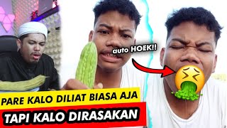 AL RIZKY KENAK MENTAL DI CHALLANGE MAKAN PARE🗿🗿🗿Reaction TikTok [upl. by Piggy648]