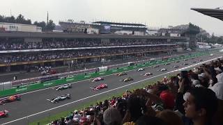 Arranque  Formula 1 Gran Premio de México 2017  Bob [upl. by Ekard]