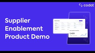 Supplier Enablement Demo  Streamlined Data Access for Banks with Codat [upl. by Stent]