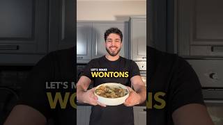 Wontons chinese dumplings  asmr [upl. by Cthrine]