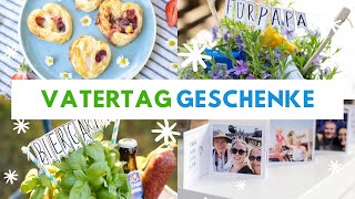 DIY VATERTAGSGESCHENKE selber machen und basteln 🎁 4 Ideen zum Vatertag  DIYs und Rezepte [upl. by Jelks]