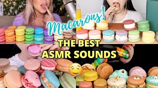 Macaron Overload  Mukbangers Eating Macarons  ASMR Mukbang Compilation [upl. by Lipkin]