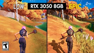 Fortnite Chapter 5  RTX 3050  All Settings Tested [upl. by Anileva]