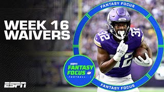 Waiver Wire Pickups to win your Playoffs  Fantasy Focus 🏈 [upl. by Gilbert]