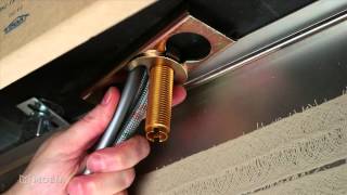 Installing a pulldown or pullout faucet with Reflex  Moen Guided Installations [upl. by Yahsan]