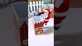 Electric Climbing Chimney Santa Claus Toy with Light amp Sound Effects [upl. by Aire]