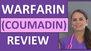 Warfarin Coumadin Anticoagulant Nursing NCLEX Review Pharmacology [upl. by Haag587]