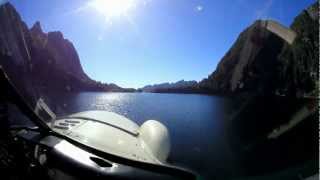 Tofino Air Floatplane Landing on Paradise Lake [upl. by Eisset]