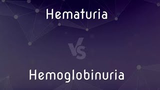 Hemoglobinuria and Hematuria by Maheshwari hunasikatti 9801 [upl. by Pammy732]