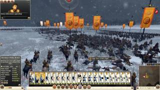 Total War Rome 2 Baktria Campaign Part 4 Slingers pwn Horse Archers [upl. by Hyrup90]