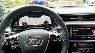 Audi S6 C8 Avant 2020 Autobahn Cruising amp Acceleration [upl. by Euqinobe]