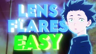 Improve Your AMVs with Realistic Lens Flares NO PLUGINS  AE Beginner Tutorial [upl. by Eicnahc649]