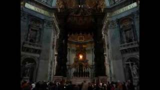 Bernini Cathedra Petri Chair of St Peter [upl. by Gilges]