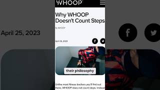 WHOOP Launch Step Tracking Feature But Is It Accurate shorts [upl. by Leary405]