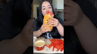 Chipotle Burrito Mukbang 😍 chipotle chipotleburrito mukbangers food burrito eatingvideos [upl. by Girardo]