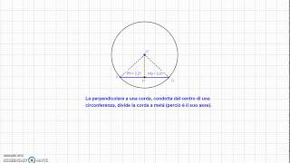 Circonferenza  proprietà degli archi e delle corde [upl. by Harlamert]
