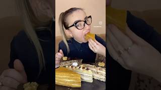 Сладкий Мукбанг🤤🔥👍 еда мукбангроссия food mukbang фудблогер eating сладкиймукбанг foodie [upl. by Grani776]