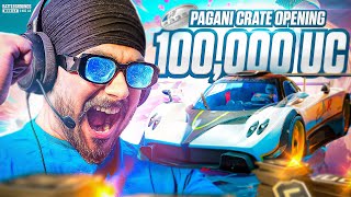 100000 UC PAGANI SUPERCAR CRATE OPENING 😍 IPREEET69 IS BACK bgmilive [upl. by Harilda655]