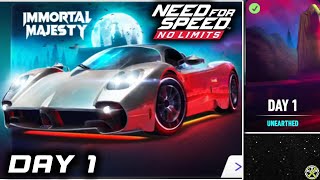 NFS No Limits  Day 1  2022 Pagani Utopia  Immortal Majesty [upl. by Joelle]