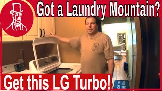 LG Turbo Wash Washer Review [upl. by Dnumde534]