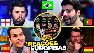 REAÇÃO DOS EUROPEUS AO PEGAR TIMES BRASILEIROS NO MUNDIAL 2025 [upl. by Neerom479]