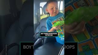 Boy Thinks That Mom Poops In The Car 😂 [upl. by Sheaff]