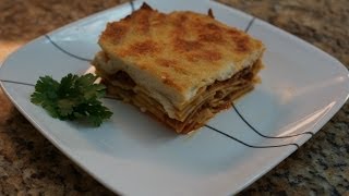 lasagna recipe egyptian version طريقة عمل اللازانيا [upl. by Moreen]