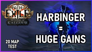 PoE 325 Is Harbinger Still the Currency King  20 Map Test  Settlers of Kalguur [upl. by Lancelle428]