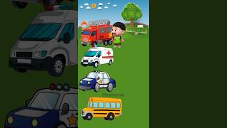 where is the transportation vehicle to school animation cartoon funny family shorts [upl. by Oiznun]