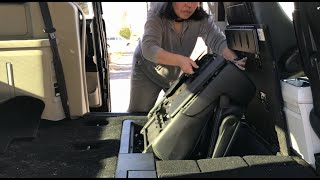 How To Stow And Go Seats In Dodge Grand Caravan  Chrysler Town And Country [upl. by Ebsen896]