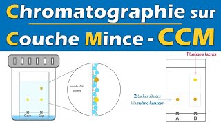 chromatographie sur couche mince CCM  Techniques chimiques pour la biologie [upl. by Micheal]