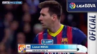 Gol I Goal de Messi 22 y tángana I controversy entre Cesc y Pepe Pisotón de Busquets a Pepe  HD [upl. by Cirone]