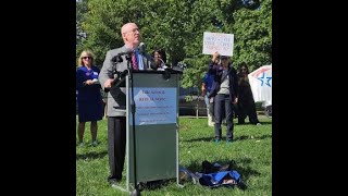 Rep Abigail Spanberger NARFE President Bill Shackelford at WEPGPO Rally [upl. by Pride]