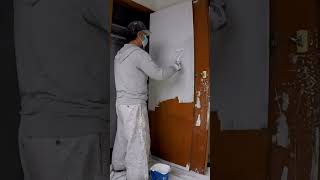 How to Paint Varnished Wood Doors EASY [upl. by Beck647]