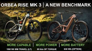 Orbea Rise 2025 Mk 3  lightweight electric mountain bike [upl. by Hillel]