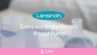 How to use the Lansinoh Compact Single Electric Breast Pump [upl. by Alleynad]