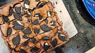 Oreo Fudge Brownies  Christmas  Recipe By ZaTaYaYummy [upl. by Onailerua952]