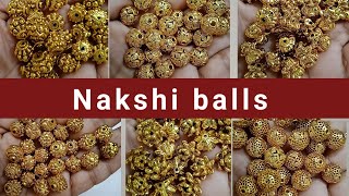 Nakshi balls for jewellery making [upl. by Jarib803]