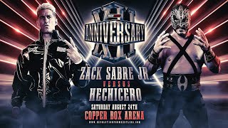 Zack Sabre Jr vs Hechicero 82424 RevPro 12 Year Anniversary Show Match Review [upl. by Fairfield]