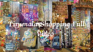 🛍️ Tirumala Shopping Full Video 🛍️shopping tirumalatirumalatirupati fullvideo video viralvideo [upl. by Oringa287]