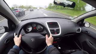 Peugeot 206 14 HDi 2010  POV Drive [upl. by Varion565]