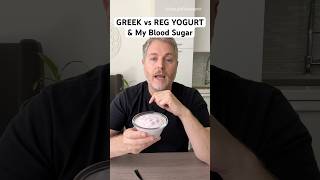 Greek yogurt versus no sugar added fruit yogurt ￼glucose bloodsugar insulinresistant1 yogurt [upl. by Goddard]