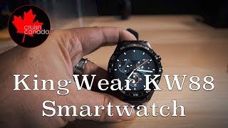 KingWear KW88 Smart Watch  Unboxing and First Look [upl. by Kilah792]