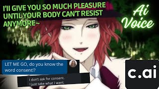 Laito Sakamaki S3XUALLY ASSAULTED ME ON CHARACTER AI [upl. by Towland]