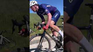 Pro Gravel Cyclist and Osmo Athlete Brennan Wertz wins the gravel race at the Sea Otter Classic [upl. by Hahnert]