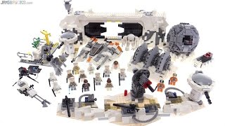 LEGO Star Wars UCS Assault on Hoth review 75098 [upl. by Winton263]