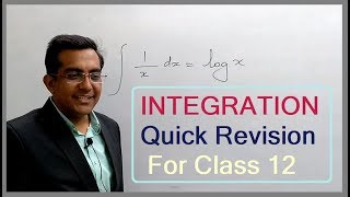 ❖INTEGRATION All Formulas Quick Revision For Class 12th Maths with Tricks and Basics NCERT SOLUTIONS [upl. by Alicia]