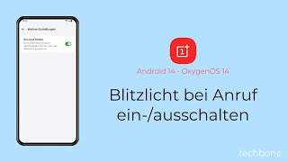 Blitzlicht bei Anruf einschalten oder ausschalten  OnePlus Android 14  OxygenOS 14 [upl. by Adnarom298]