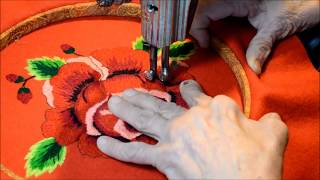 The Making of a Rose on a Vintage Treadle Sewing Machine [upl. by Inail]