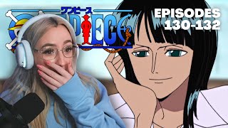 NICO ROBIN JOINS THE CREW  One Piece Episode 130 131 amp 132 Reaction [upl. by Adnopoz]